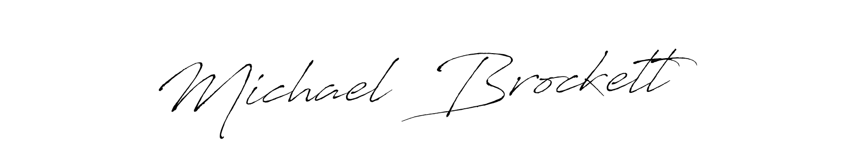 This is the best signature style for the Michael  Brockett name. Also you like these signature font (Antro_Vectra). Mix name signature. Michael  Brockett signature style 6 images and pictures png