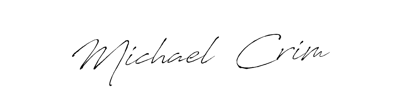 Once you've used our free online signature maker to create your best signature Antro_Vectra style, it's time to enjoy all of the benefits that Michael  Crim name signing documents. Michael  Crim signature style 6 images and pictures png