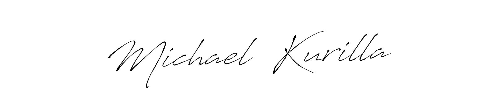 Design your own signature with our free online signature maker. With this signature software, you can create a handwritten (Antro_Vectra) signature for name Michael  Kurilla. Michael  Kurilla signature style 6 images and pictures png