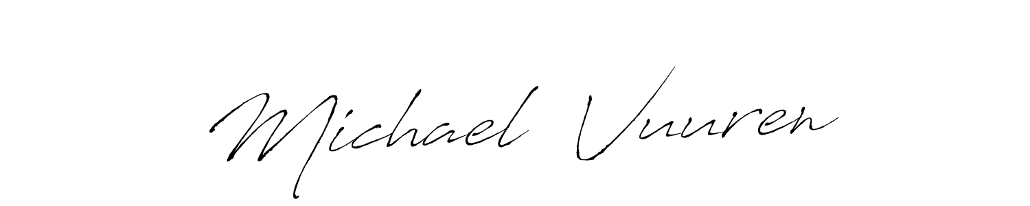 It looks lik you need a new signature style for name Michael  Vuuren. Design unique handwritten (Antro_Vectra) signature with our free signature maker in just a few clicks. Michael  Vuuren signature style 6 images and pictures png