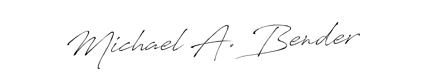 Similarly Antro_Vectra is the best handwritten signature design. Signature creator online .You can use it as an online autograph creator for name Michael A. Bender. Michael A. Bender signature style 6 images and pictures png