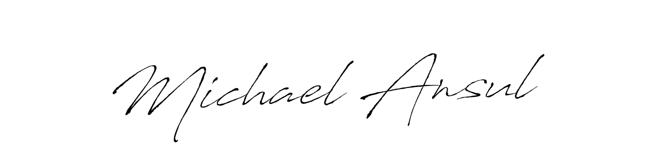 Also we have Michael Ansul name is the best signature style. Create professional handwritten signature collection using Antro_Vectra autograph style. Michael Ansul signature style 6 images and pictures png