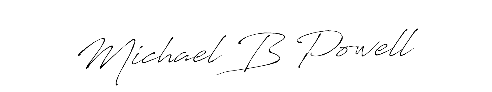 How to make Michael B Powell signature? Antro_Vectra is a professional autograph style. Create handwritten signature for Michael B Powell name. Michael B Powell signature style 6 images and pictures png