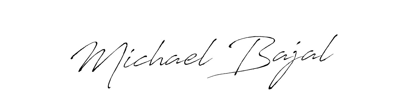 How to make Michael Bajal name signature. Use Antro_Vectra style for creating short signs online. This is the latest handwritten sign. Michael Bajal signature style 6 images and pictures png