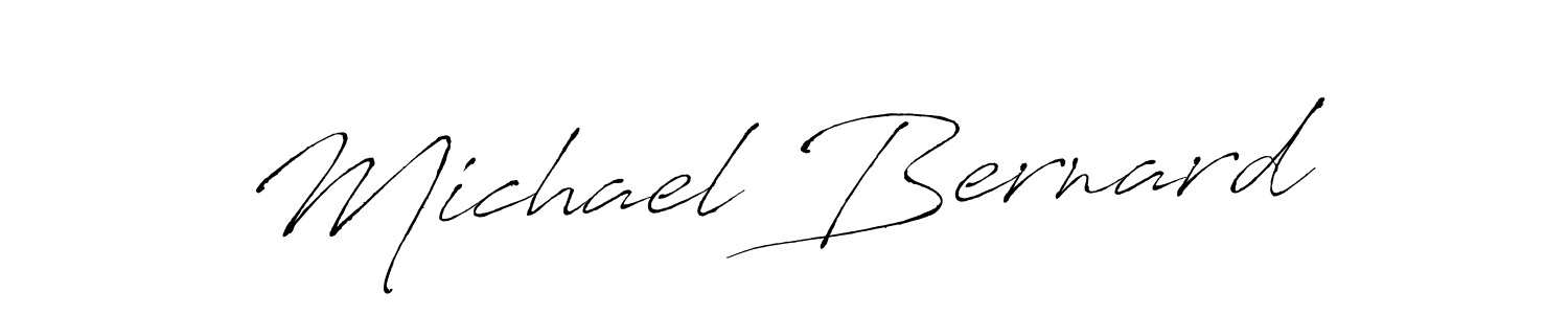 Michael Bernard stylish signature style. Best Handwritten Sign (Antro_Vectra) for my name. Handwritten Signature Collection Ideas for my name Michael Bernard. Michael Bernard signature style 6 images and pictures png