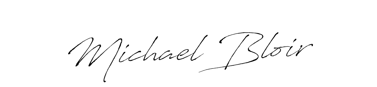 Michael Bloir stylish signature style. Best Handwritten Sign (Antro_Vectra) for my name. Handwritten Signature Collection Ideas for my name Michael Bloir. Michael Bloir signature style 6 images and pictures png