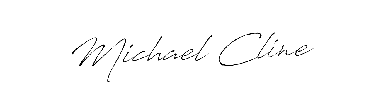 Similarly Antro_Vectra is the best handwritten signature design. Signature creator online .You can use it as an online autograph creator for name Michael Cline. Michael Cline signature style 6 images and pictures png