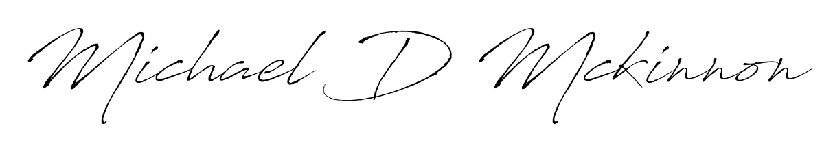 Also we have Michael D Mckinnon name is the best signature style. Create professional handwritten signature collection using Antro_Vectra autograph style. Michael D Mckinnon signature style 6 images and pictures png