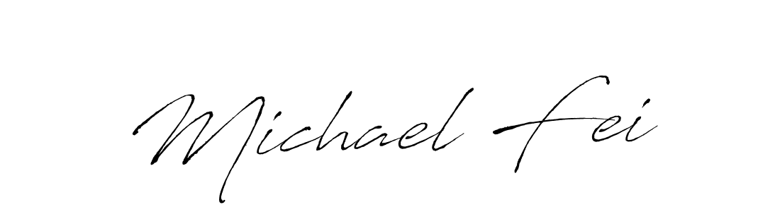 Similarly Antro_Vectra is the best handwritten signature design. Signature creator online .You can use it as an online autograph creator for name Michael Fei. Michael Fei signature style 6 images and pictures png