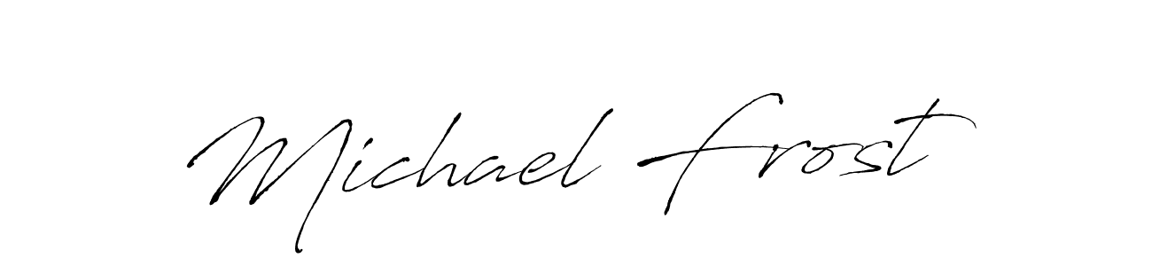 It looks lik you need a new signature style for name Michael Frost. Design unique handwritten (Antro_Vectra) signature with our free signature maker in just a few clicks. Michael Frost signature style 6 images and pictures png