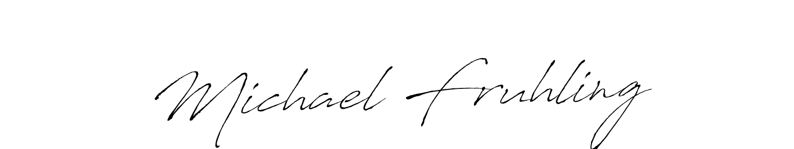 This is the best signature style for the Michael Fruhling name. Also you like these signature font (Antro_Vectra). Mix name signature. Michael Fruhling signature style 6 images and pictures png