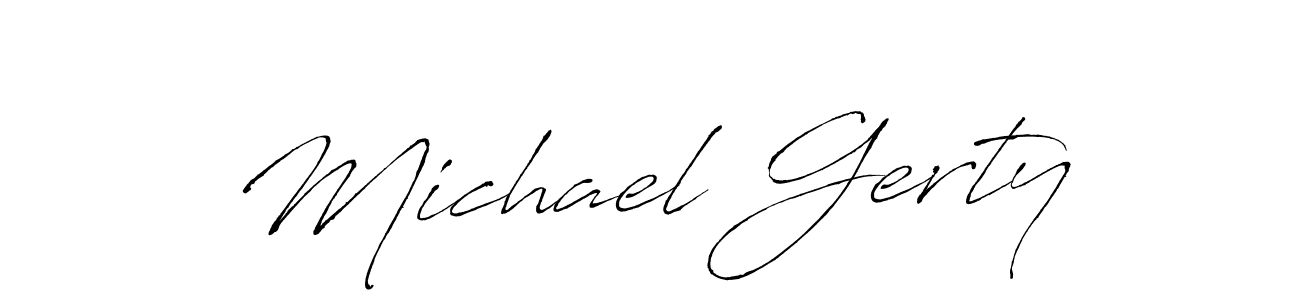 Once you've used our free online signature maker to create your best signature Antro_Vectra style, it's time to enjoy all of the benefits that Michael Gerty name signing documents. Michael Gerty signature style 6 images and pictures png