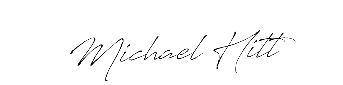 You should practise on your own different ways (Antro_Vectra) to write your name (Michael Hitt) in signature. don't let someone else do it for you. Michael Hitt signature style 6 images and pictures png