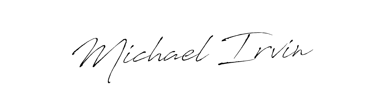 How to make Michael Irvin name signature. Use Antro_Vectra style for creating short signs online. This is the latest handwritten sign. Michael Irvin signature style 6 images and pictures png