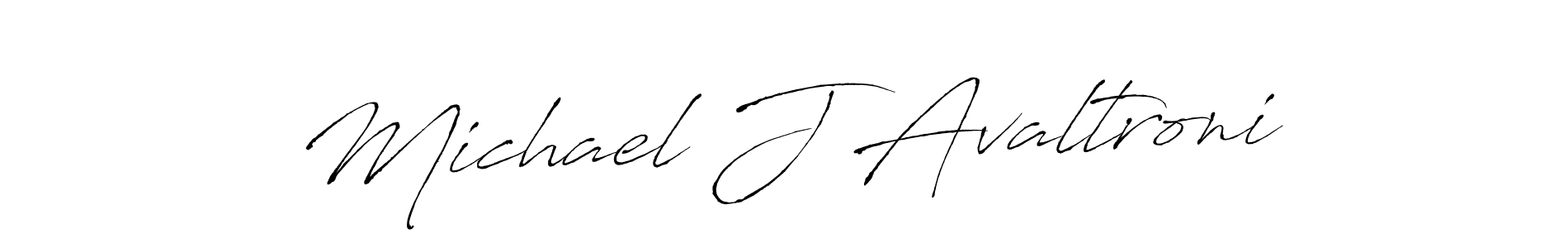 Use a signature maker to create a handwritten signature online. With this signature software, you can design (Antro_Vectra) your own signature for name Michael J Avaltroni. Michael J Avaltroni signature style 6 images and pictures png