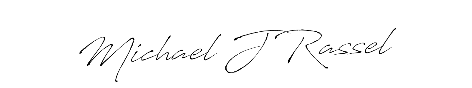 Make a beautiful signature design for name Michael J Rassel. Use this online signature maker to create a handwritten signature for free. Michael J Rassel signature style 6 images and pictures png