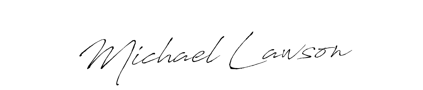 Make a beautiful signature design for name Michael Lawson. With this signature (Antro_Vectra) style, you can create a handwritten signature for free. Michael Lawson signature style 6 images and pictures png