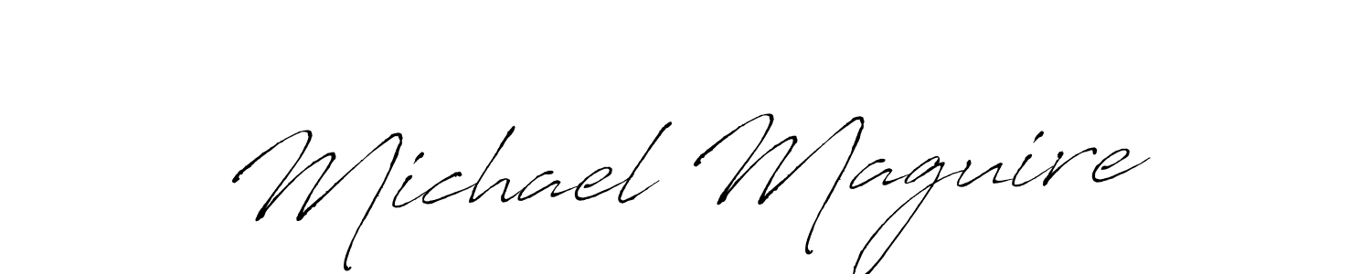 Create a beautiful signature design for name Michael Maguire. With this signature (Antro_Vectra) fonts, you can make a handwritten signature for free. Michael Maguire signature style 6 images and pictures png