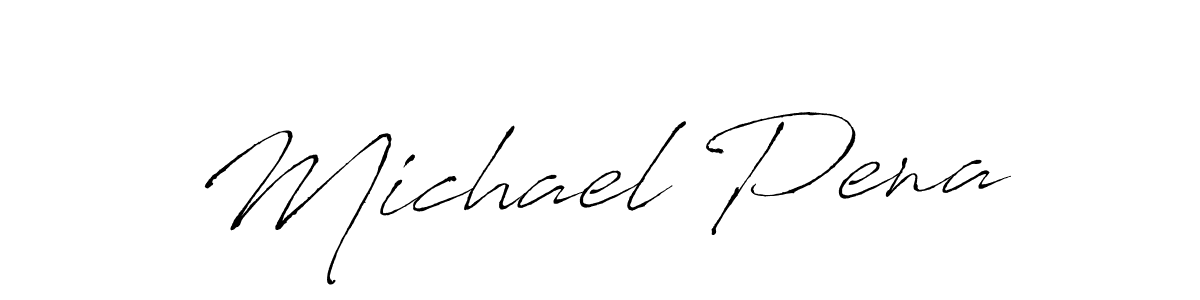 Design your own signature with our free online signature maker. With this signature software, you can create a handwritten (Antro_Vectra) signature for name Michael Pena. Michael Pena signature style 6 images and pictures png