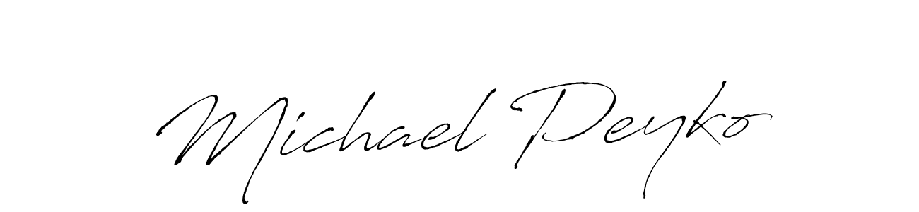 The best way (Antro_Vectra) to make a short signature is to pick only two or three words in your name. The name Michael Peyko include a total of six letters. For converting this name. Michael Peyko signature style 6 images and pictures png