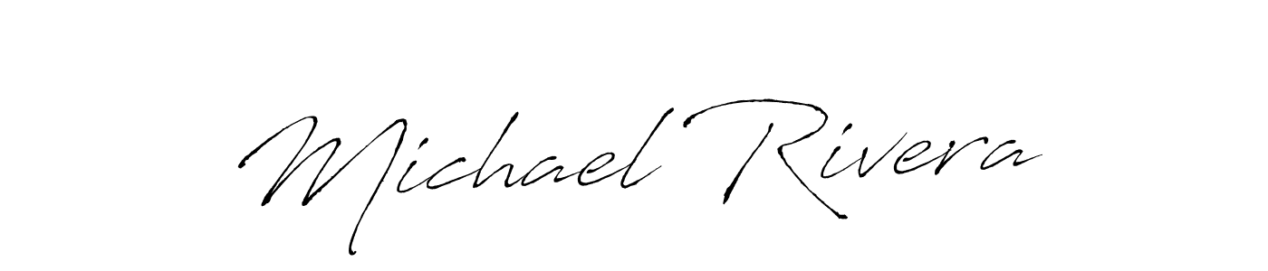 Use a signature maker to create a handwritten signature online. With this signature software, you can design (Antro_Vectra) your own signature for name Michael Rivera. Michael Rivera signature style 6 images and pictures png