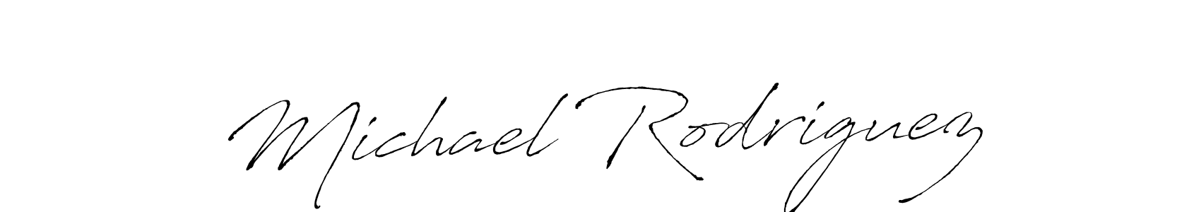 Design your own signature with our free online signature maker. With this signature software, you can create a handwritten (Antro_Vectra) signature for name Michael Rodriguez. Michael Rodriguez signature style 6 images and pictures png