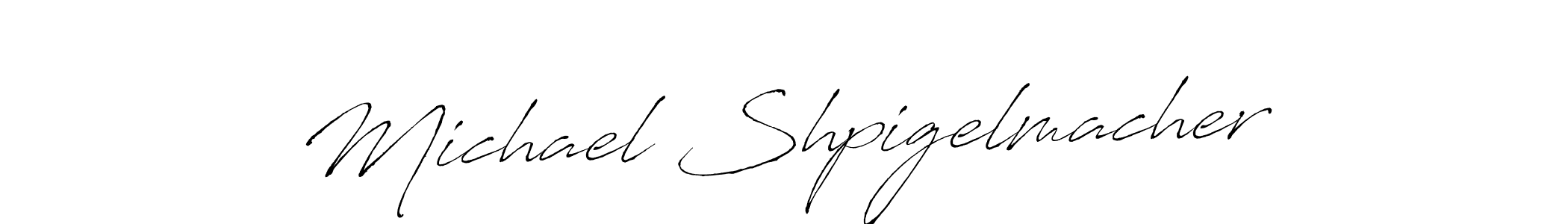 This is the best signature style for the Michael Shpigelmacher name. Also you like these signature font (Antro_Vectra). Mix name signature. Michael Shpigelmacher signature style 6 images and pictures png