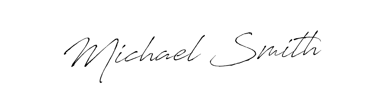 The best way (Antro_Vectra) to make a short signature is to pick only two or three words in your name. The name Michael Smith include a total of six letters. For converting this name. Michael Smith signature style 6 images and pictures png