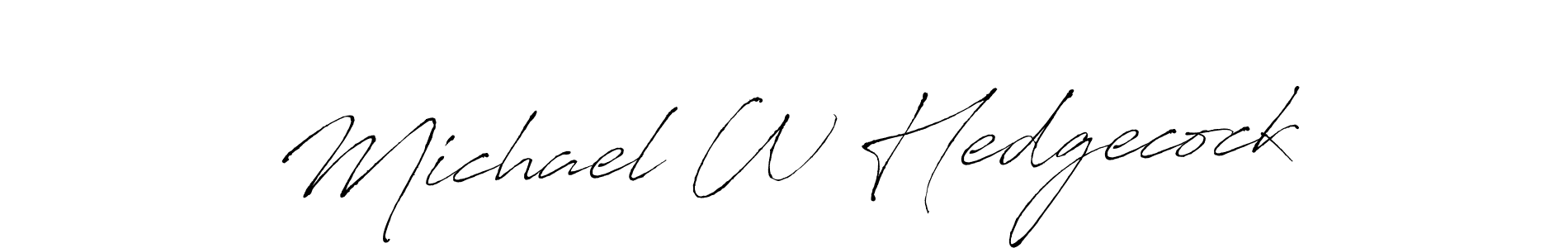 Also we have Michael W Hedgecock name is the best signature style. Create professional handwritten signature collection using Antro_Vectra autograph style. Michael W Hedgecock signature style 6 images and pictures png