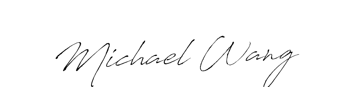 It looks lik you need a new signature style for name Michael Wang. Design unique handwritten (Antro_Vectra) signature with our free signature maker in just a few clicks. Michael Wang signature style 6 images and pictures png