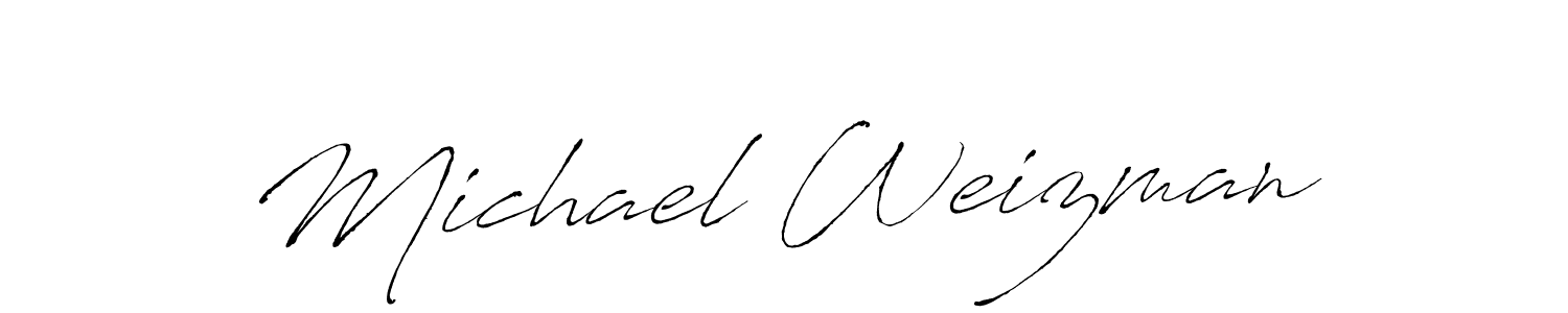 Create a beautiful signature design for name Michael Weizman. With this signature (Antro_Vectra) fonts, you can make a handwritten signature for free. Michael Weizman signature style 6 images and pictures png