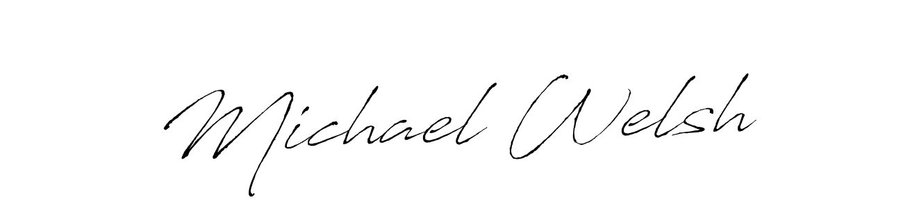Make a beautiful signature design for name Michael Welsh. Use this online signature maker to create a handwritten signature for free. Michael Welsh signature style 6 images and pictures png