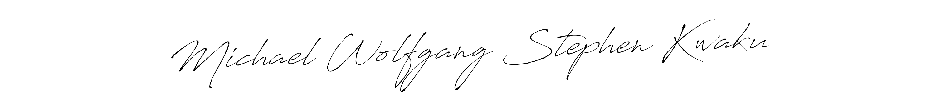 Use a signature maker to create a handwritten signature online. With this signature software, you can design (Antro_Vectra) your own signature for name Michael Wolfgang Stephen Kwaku. Michael Wolfgang Stephen Kwaku signature style 6 images and pictures png