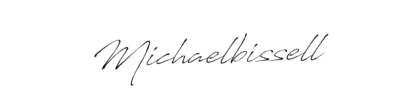 Design your own signature with our free online signature maker. With this signature software, you can create a handwritten (Antro_Vectra) signature for name Michaelbissell. Michaelbissell signature style 6 images and pictures png