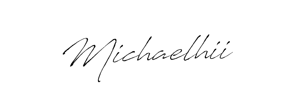 Michaelhii stylish signature style. Best Handwritten Sign (Antro_Vectra) for my name. Handwritten Signature Collection Ideas for my name Michaelhii. Michaelhii signature style 6 images and pictures png