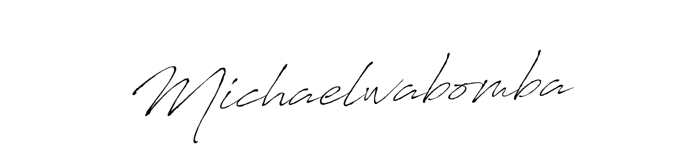 How to Draw Michaelwabomba signature style? Antro_Vectra is a latest design signature styles for name Michaelwabomba. Michaelwabomba signature style 6 images and pictures png