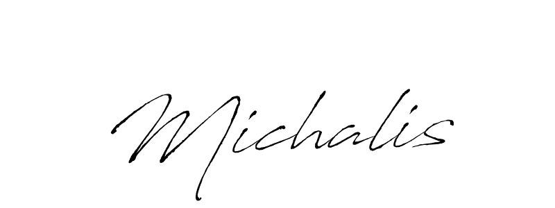 Also we have Michalis name is the best signature style. Create professional handwritten signature collection using Antro_Vectra autograph style. Michalis signature style 6 images and pictures png