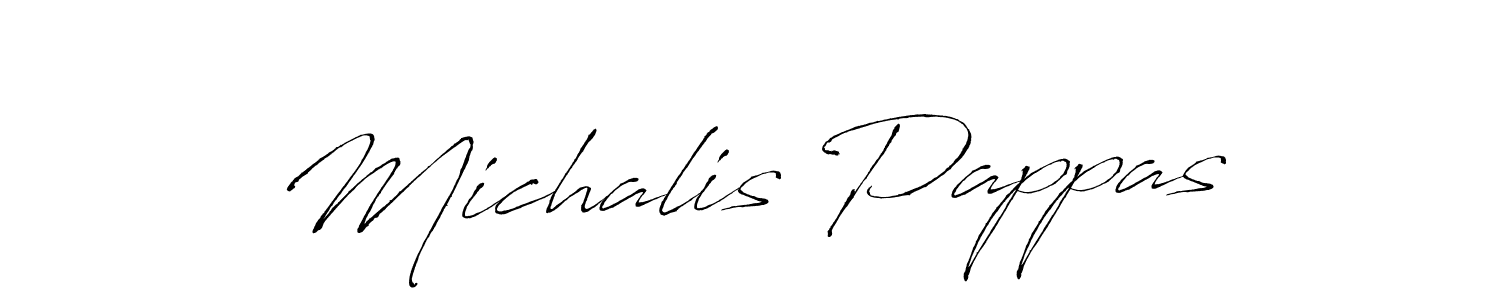 This is the best signature style for the Michalis Pappas name. Also you like these signature font (Antro_Vectra). Mix name signature. Michalis Pappas signature style 6 images and pictures png