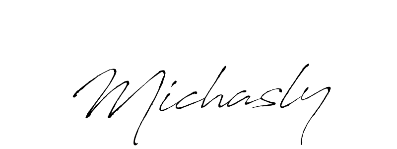 Also You can easily find your signature by using the search form. We will create Michasly name handwritten signature images for you free of cost using Antro_Vectra sign style. Michasly signature style 6 images and pictures png