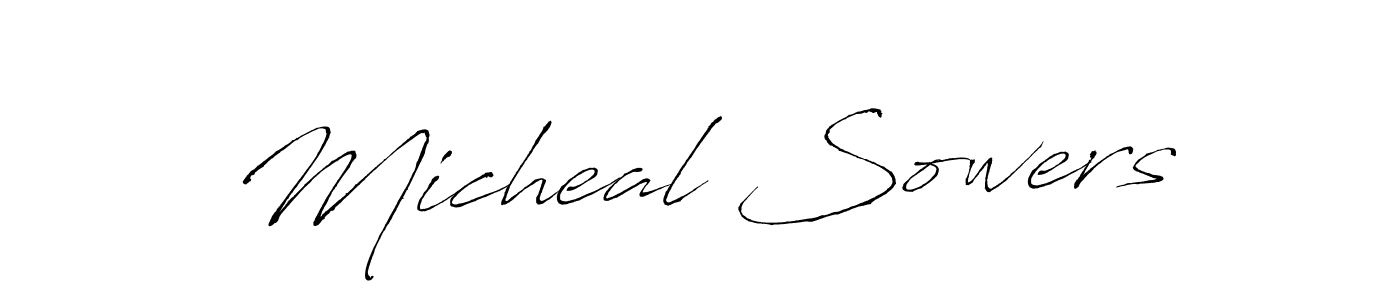 You should practise on your own different ways (Antro_Vectra) to write your name (Micheal Sowers) in signature. don't let someone else do it for you. Micheal Sowers signature style 6 images and pictures png