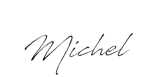 How to make Michel name signature. Use Antro_Vectra style for creating short signs online. This is the latest handwritten sign. Michel signature style 6 images and pictures png