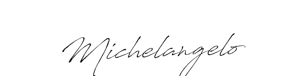 Create a beautiful signature design for name Michelangelo. With this signature (Antro_Vectra) fonts, you can make a handwritten signature for free. Michelangelo signature style 6 images and pictures png