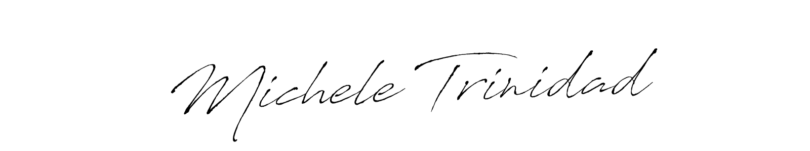 How to Draw Michele Trinidad signature style? Antro_Vectra is a latest design signature styles for name Michele Trinidad. Michele Trinidad signature style 6 images and pictures png