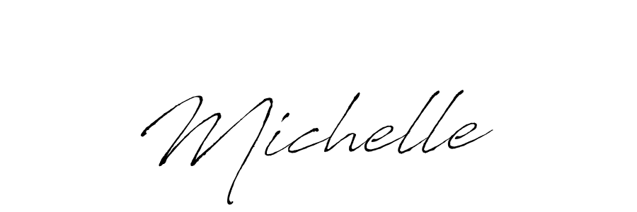 Design your own signature with our free online signature maker. With this signature software, you can create a handwritten (Antro_Vectra) signature for name Michelle . Michelle  signature style 6 images and pictures png