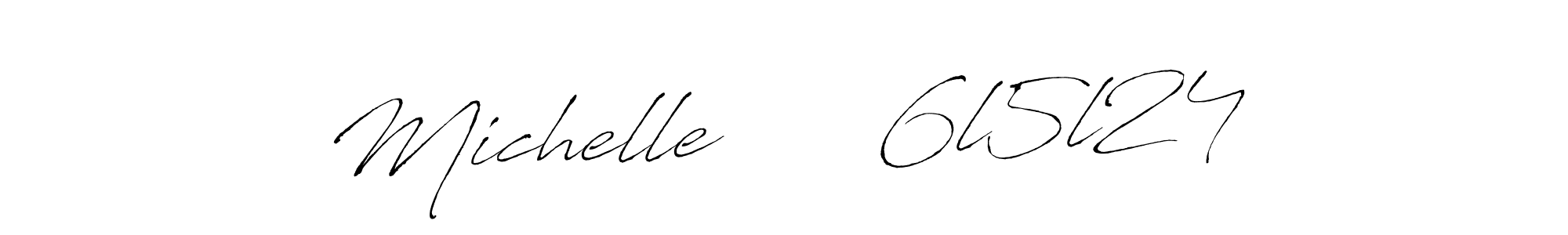 Make a beautiful signature design for name Michelle      6l5l24. With this signature (Antro_Vectra) style, you can create a handwritten signature for free. Michelle      6l5l24 signature style 6 images and pictures png