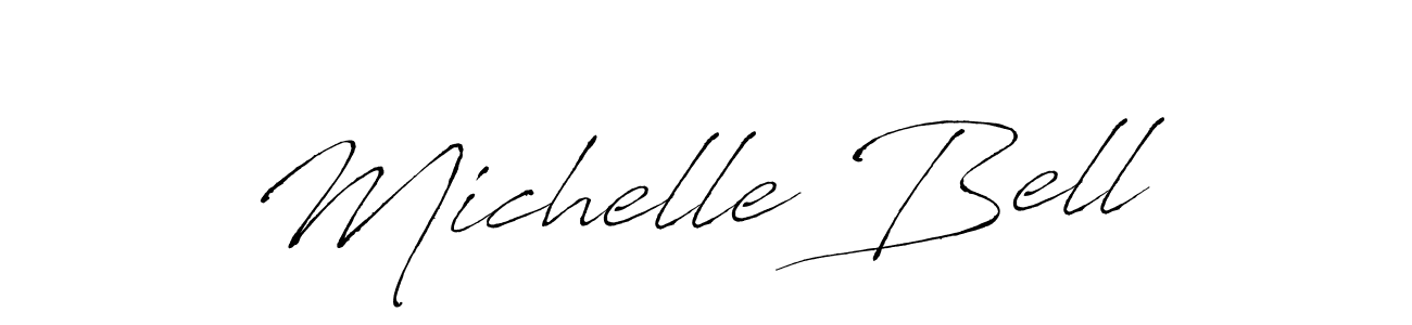 How to make Michelle Bell name signature. Use Antro_Vectra style for creating short signs online. This is the latest handwritten sign. Michelle Bell signature style 6 images and pictures png