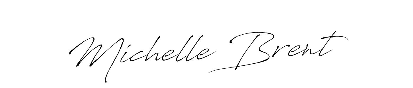 Design your own signature with our free online signature maker. With this signature software, you can create a handwritten (Antro_Vectra) signature for name Michelle Brent. Michelle Brent signature style 6 images and pictures png
