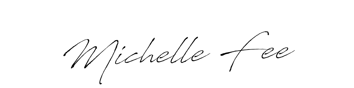 Make a beautiful signature design for name Michelle Fee. With this signature (Antro_Vectra) style, you can create a handwritten signature for free. Michelle Fee signature style 6 images and pictures png