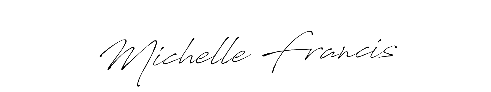 Once you've used our free online signature maker to create your best signature Antro_Vectra style, it's time to enjoy all of the benefits that Michelle Francis name signing documents. Michelle Francis signature style 6 images and pictures png