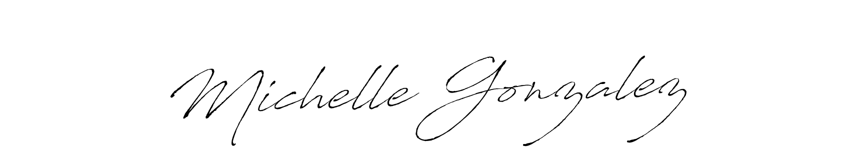 Use a signature maker to create a handwritten signature online. With this signature software, you can design (Antro_Vectra) your own signature for name Michelle Gonzalez. Michelle Gonzalez signature style 6 images and pictures png